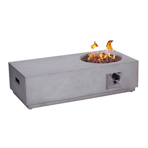 2024 Modern Courtyard Villa Garden Gas Fire Pit Fireplace Heater for Outdoor Use