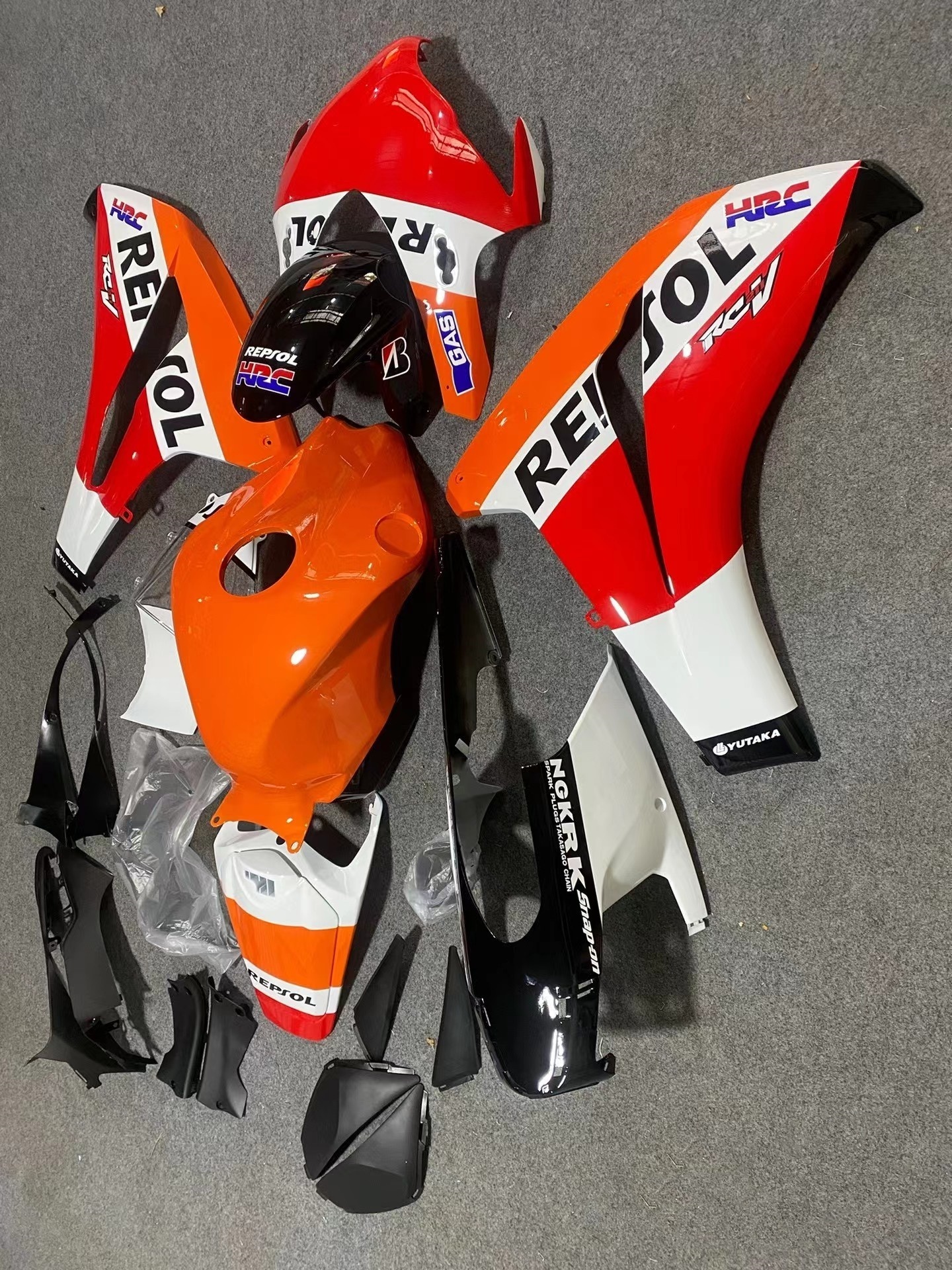 High Quality Complete Flow Motorcycle Parts For CBR1000RR 08-11 years  ABS Plastic Fairing Kit