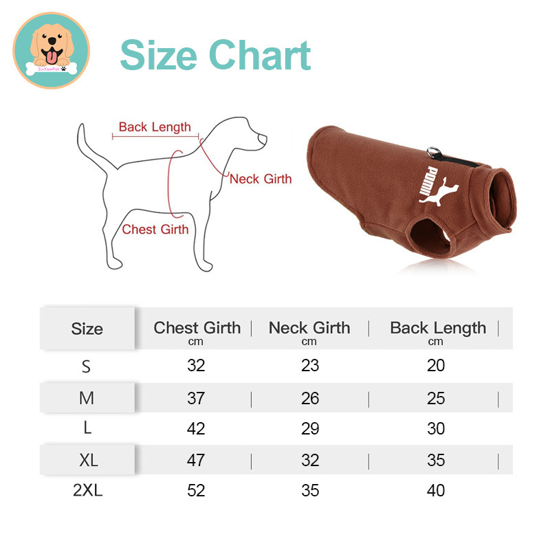 Dropshipping Letter Design Pet Dogs Clothes Winter Fleece Dogs Vest Sweater Warm Puppy For Small Medium Dogs Sweatshirt