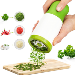 Biumart Herb Spice Grinder Mill Parsley Shredder Cutter Garlic Vegetable Chopper Kitchen Accessories