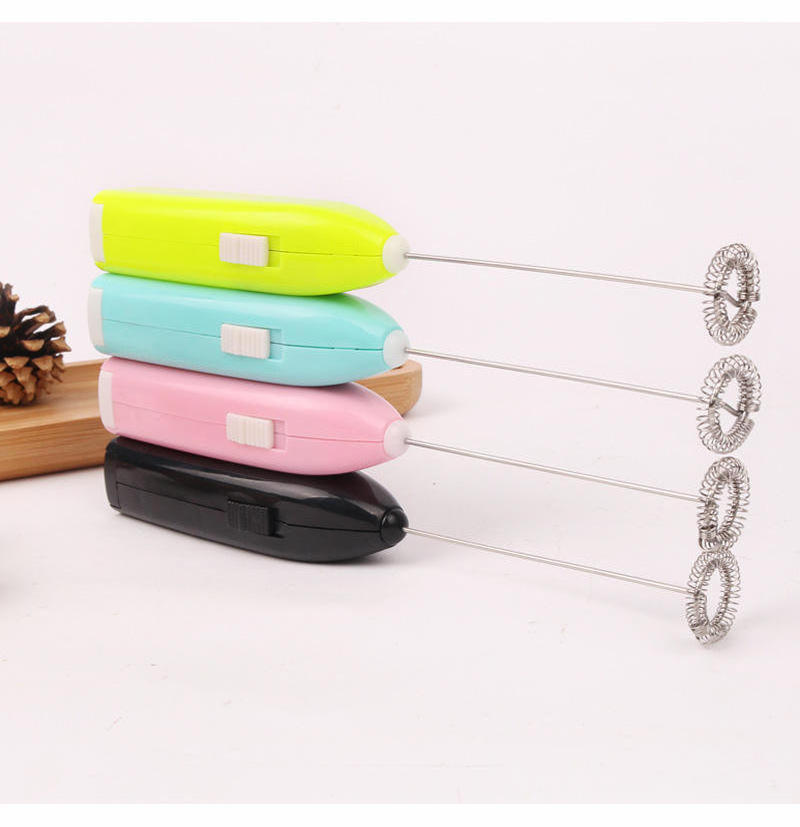 Wholesale Portable Handheld Stainless Steel Electric Milk Coffee Frother Electric Milk Stirrer