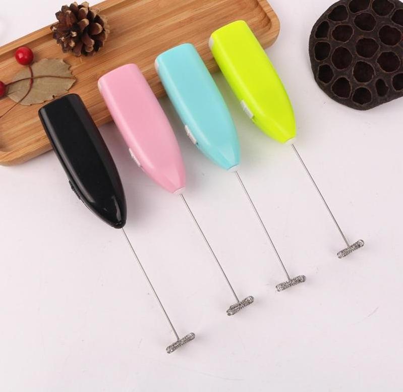 Wholesale Portable Handheld Stainless Steel Electric Milk Coffee Frother Electric Milk Stirrer