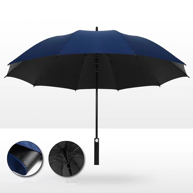 advertising custom logo Windproof waterproof Semi automaticControl Nylon travel Golf Umbrella for promotion