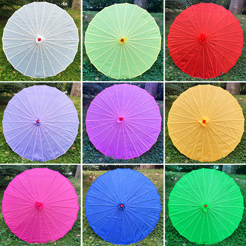 Elegant Silk Oiled Paper Umbrellas Handmade Craft Red Ceiling Wedding Decorations Props Parasol Chinese Umbrella