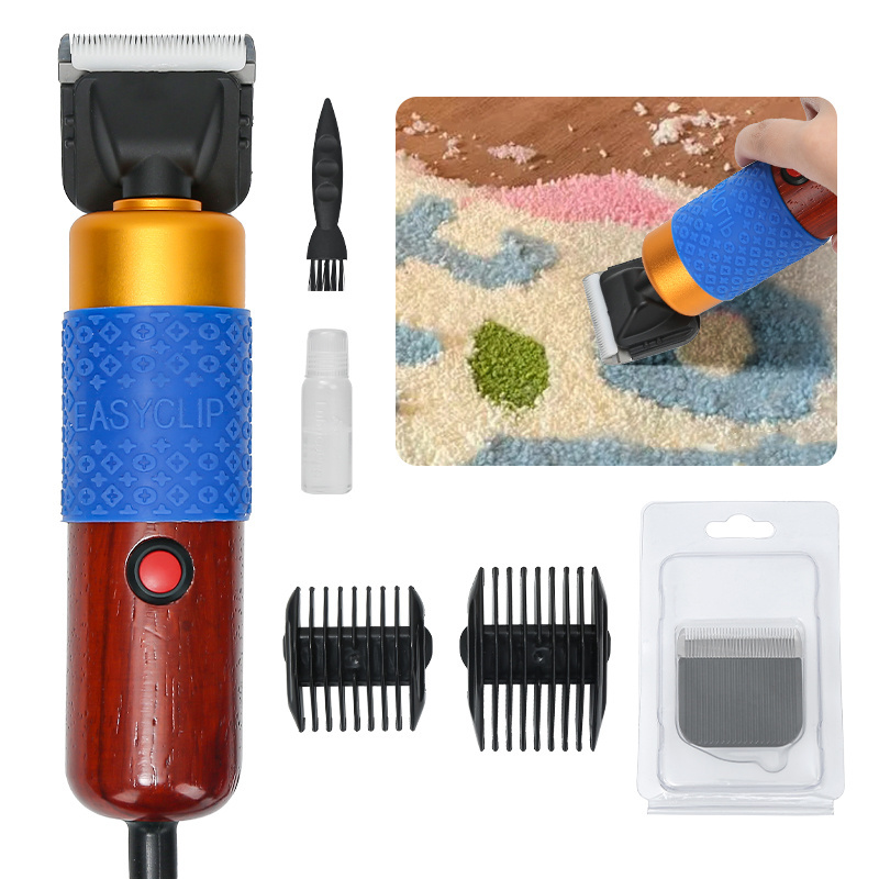 Tufting Clippers Diy Rug Tufted Cloth Tool Adjustable Hair Pusher Electric Tufting Gun Shear Electric Carpet Trimmer