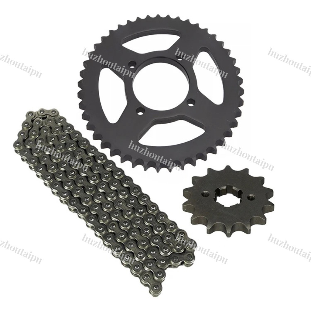 Custom 43T/45T motorcycle 428 chain sprocket for Yamaha YBR125 YBA125 DT100