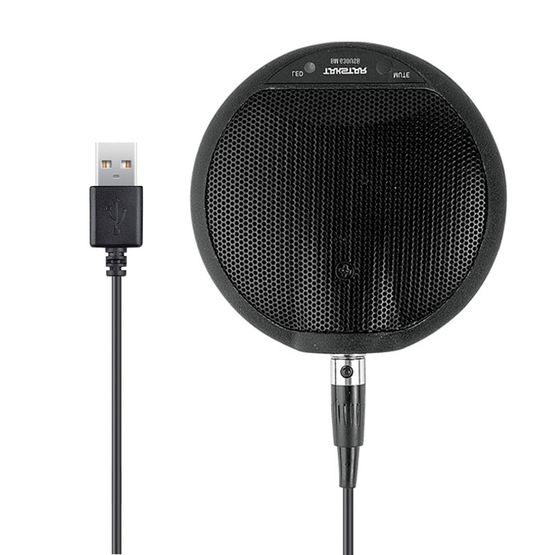 TAKSTAR BM-630USB Digital Boundary Microphone USB Recording Electret Condenser Microphone for Network Conference broadcast