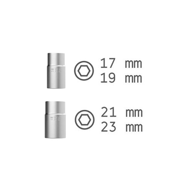 High Performance Tire Spanner Set Extendable Truck Brace Socket Tyre Wheel Telescopic Wrench