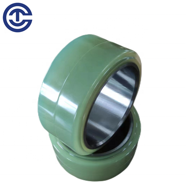 TCM FRB15~FRB18 Pu Wheel Forklift wheels Supplier High Quality Load wheel 254x120x190 Polyurethane solid tire