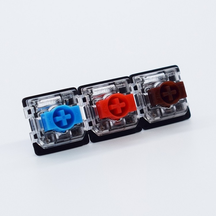 GATERON KS-33 brown red blue DIY RGB SMD Customized Hot swap Laptop newly arrival gaming mechanical  Low profile keyboard switch