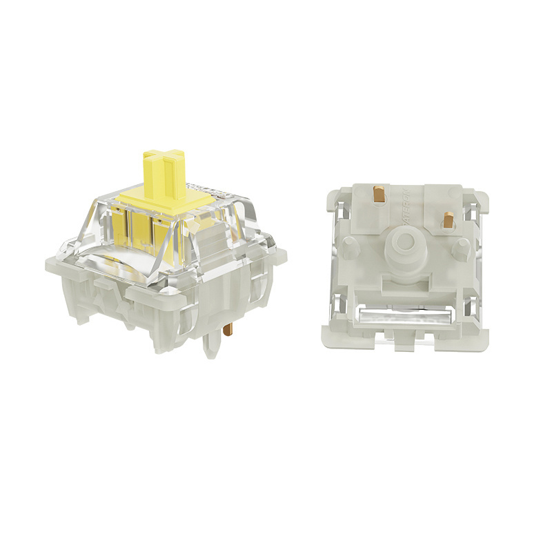 GATERON 2023 New Arrival KS-9 Silent 2.0 Switch 3-layer Pin Pre-lubed SMD RGB DIY Gaming Mechanical Keyboard Switch