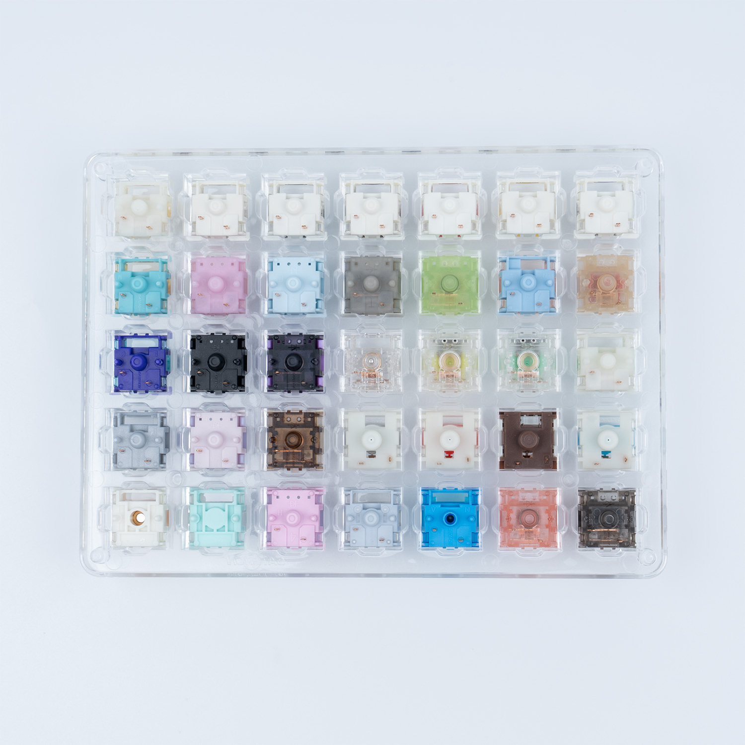 GATERON Magnetic Customized Switch Treasure Version Mechanical Keyboard Acrylic Switch Tester 35pcs Sample