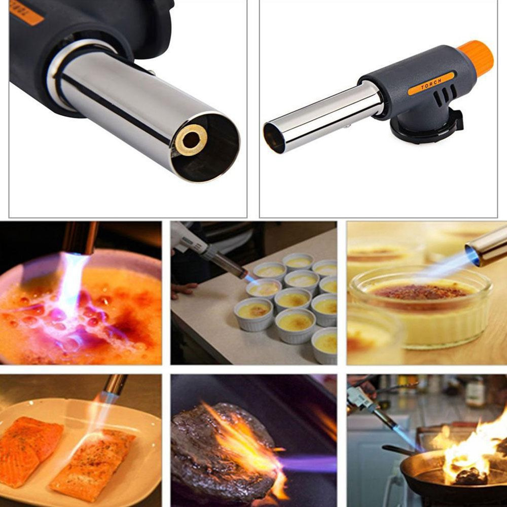 Welding Gas Burner 502 Flame Gas Torch Flame Gun Blowtorch Cooking Soldering Butane AutoIgnition gas-Burner Lighter Heating Gun