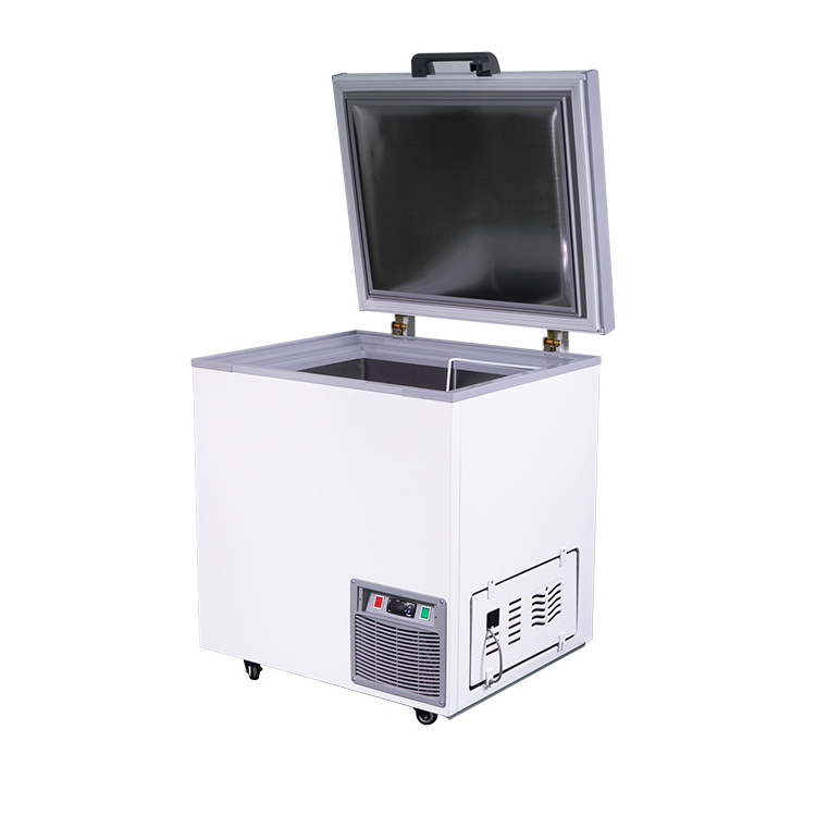 Wholesale138L  -40 degree low temperature freezer deep refrigerator and freezers display ice cream freezer