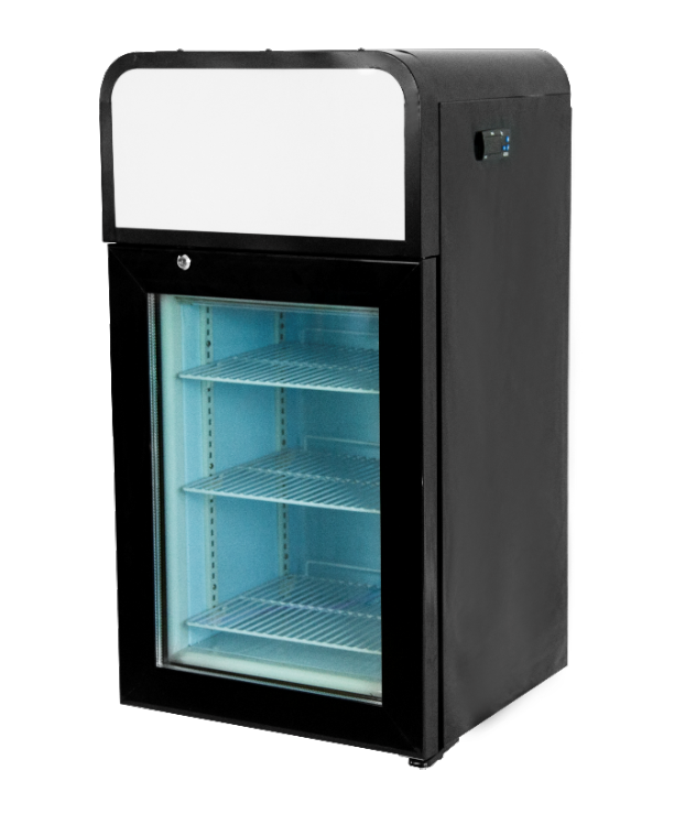 -25C  Ice cream display freezer gelato display freezer with light canopy