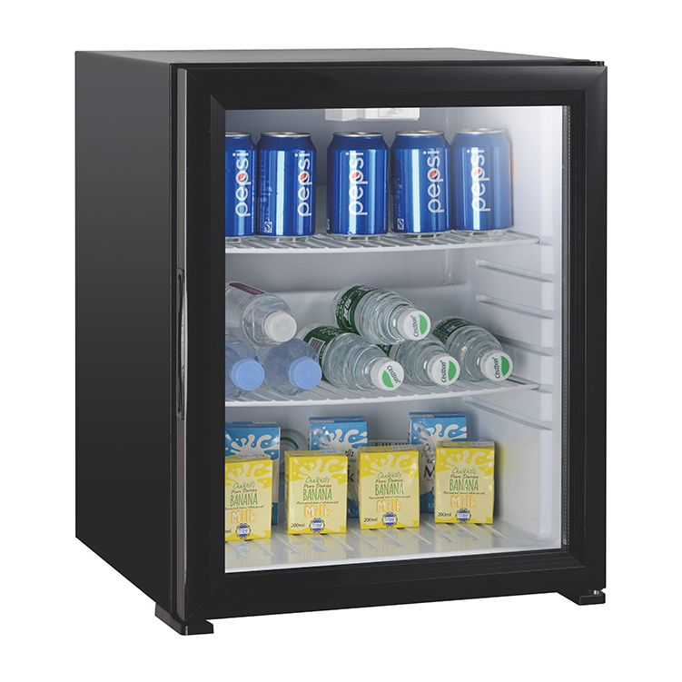 Wholesale hotel mini fridge mini fridge cost  frigobar glass fridge office portable refrigerator