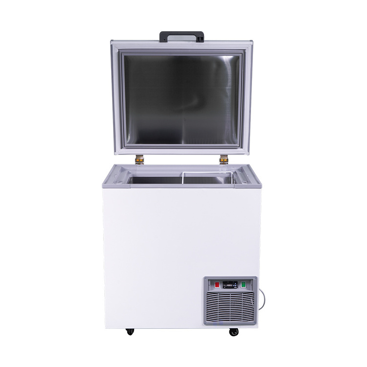 Wholesale138L  -40 degree low temperature freezer deep refrigerator and freezers display ice cream freezer