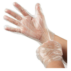 Transparent Disposable Plastic Gloves Ldpe Poly Food Polyethylene Disposable Pe Plastic Gloves