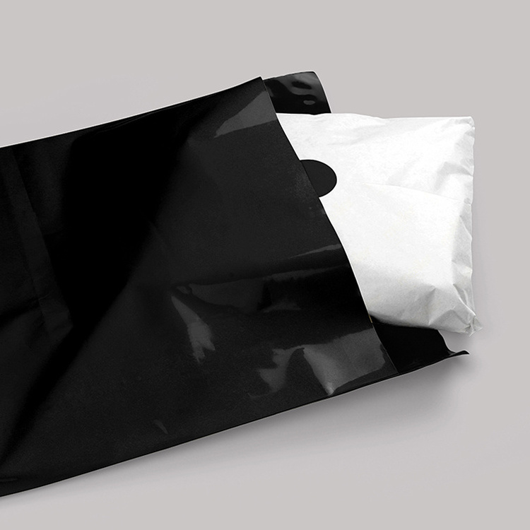 High Quality Eco-friendly Waterproof Self Adhesive Mailing Courier Bags Black Poly Mailers Bags For Garments