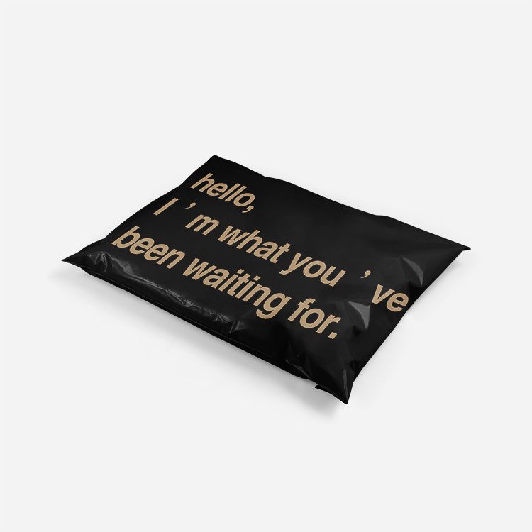 High Quality Eco-friendly Waterproof Self Adhesive Mailing Courier Bags Black Poly Mailers Bags For Garments