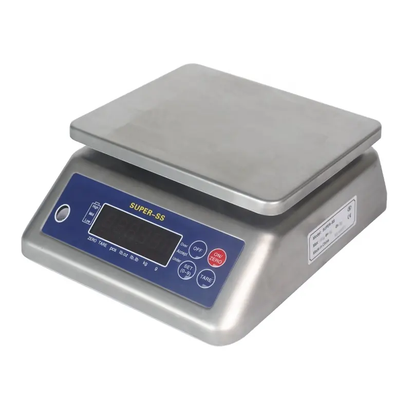 Super-SS 230*190mm 15KG stainless steel digital waterproof electronic weight scale