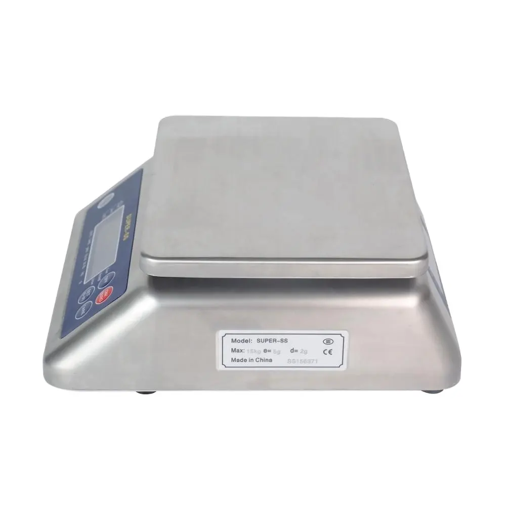 Super-SS 230*190mm 15KG stainless steel digital waterproof electronic weight scale