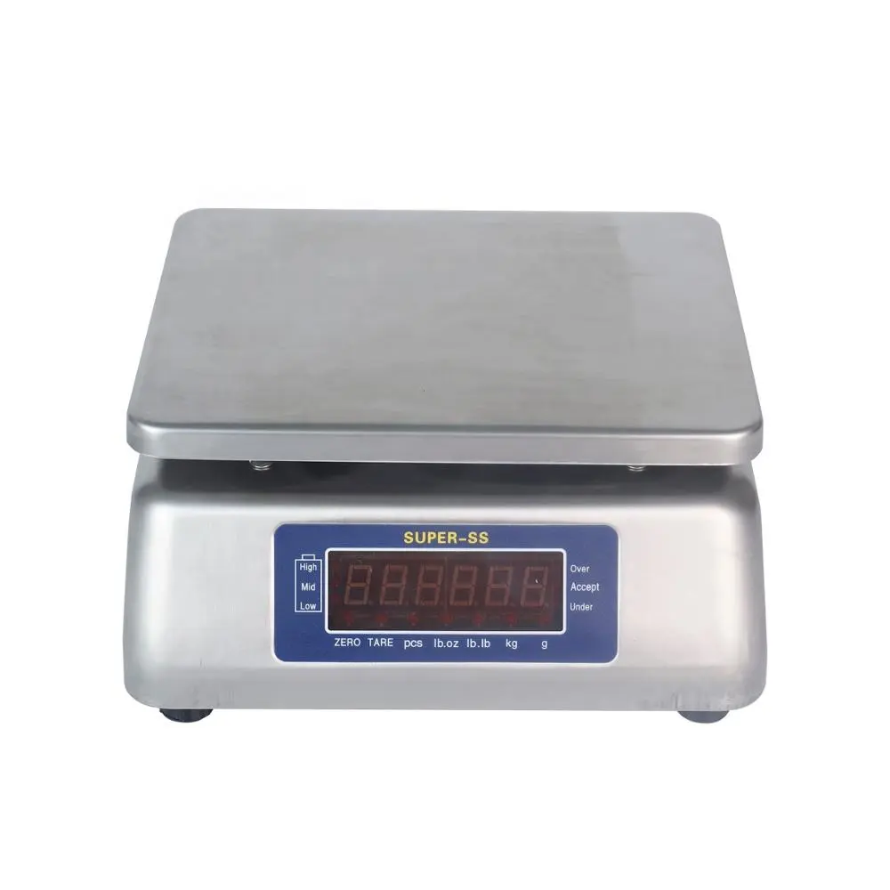 Super-SS 230*190mm 15KG stainless steel digital waterproof electronic weight scale