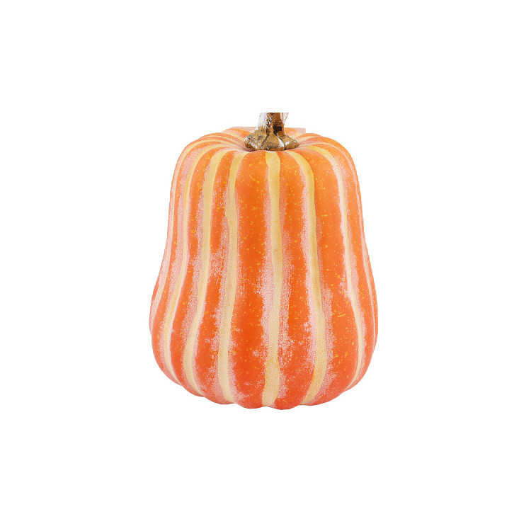 Artistic Design Yard Pumpkin Ornament Resin Coating Crafts For Indoor Outdoor Garden Lawn Halloween Party Holiday Decor