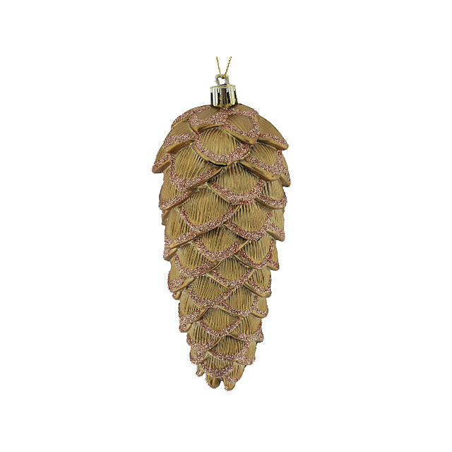 Mini Pine Cones Christmas Snow Hanging Pine Cones Natural Ornament 6cm Pine Cones Pendant with String Tag Party Decoration