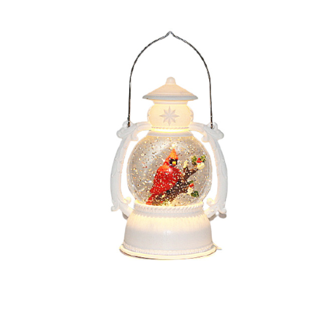 New Manufacturers Custom Led Glowing Warm White Xmas Snow Globes water Lantern For Home Christmas Decor