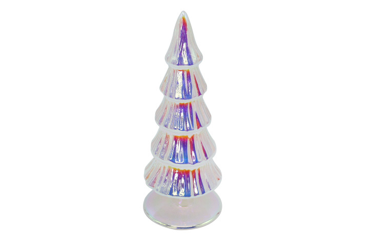 Mini Christmas Tree Glass Crafts for Home Decoration and Christmas Gift Ornaments