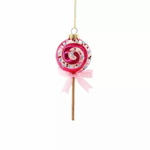 Candy Swirl Ornaments Red & White Christmas Decorations for Home Party Festive Candy Decorations for Tree Decoration