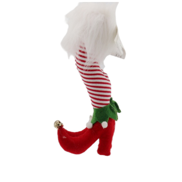 Creative Plush Christmas Elf Legs Stuffed Cotton Clown Shoes In Xmas Tree Hanging Decorations