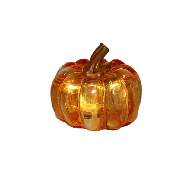 Most Popular LED Acrylic Pumpkin Lantern for Halloween and Christmas Indoor Party Decorations