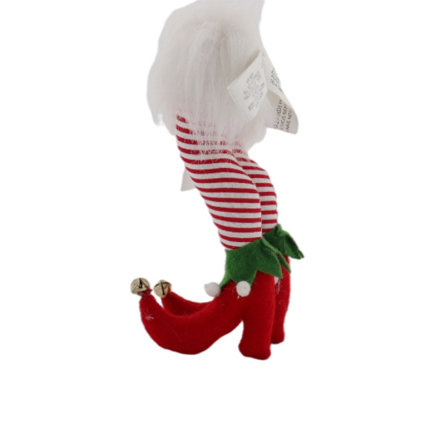 Creative Plush Christmas Elf Legs Stuffed Cotton Clown Shoes In Xmas Tree Hanging Decorations