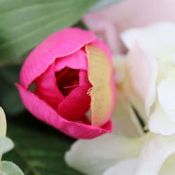 Pink Peony Flower Wreath For Front Door Artificial Handmade Floral Wreath Spring Summer Garland Door Wall Wedding Party