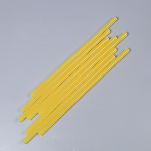 For Carton Yellow Hot Melt Silicon Rod Without Wire Drawing Hot Melt Glue Stick