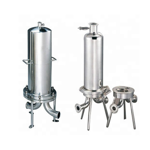 BJH Series Stainless Steel Filter Housing SS316 10 Inch 20 Inch 30 Inch Code 7 Cartridge Filter 226 For Water Process Filtration