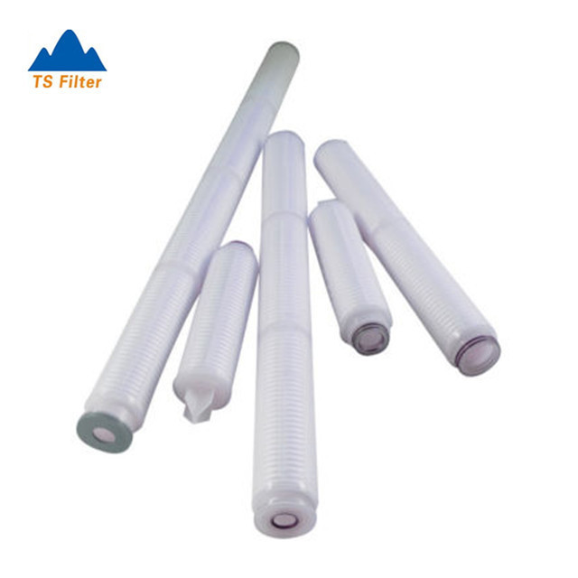 10 Inch 20 Inch 30 Inch Polypropylene Membrane PP Pleated 0.1 Micron Filter Cartridge 226 Code 7 Silicone O-rings