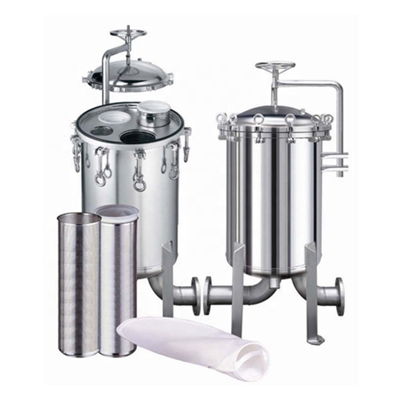 Food grade stainless steel bag  filter housing honey machine processing filter honey wax separator for honey purification