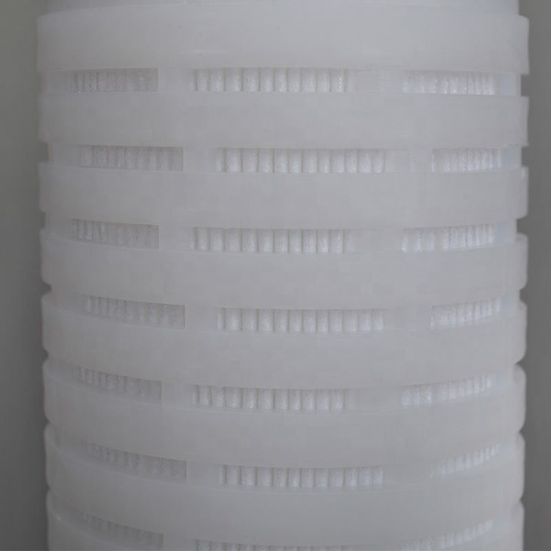 food grade liquid filtration 10inch 0.1um PES membrane cooling oil filter cartridge for edible oil filtration