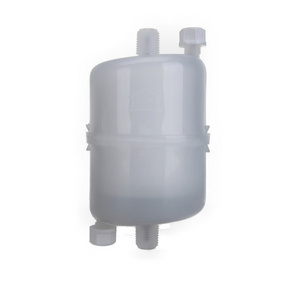 Pleated Polypropylene Membrane Disposable 2 Micron Capsule Filter With 1/4" NPT Connections