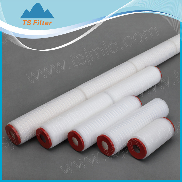 Micron cartridge filter PP pleated membrane  filter cartridge with absolute filtration efficiency for wine filtration