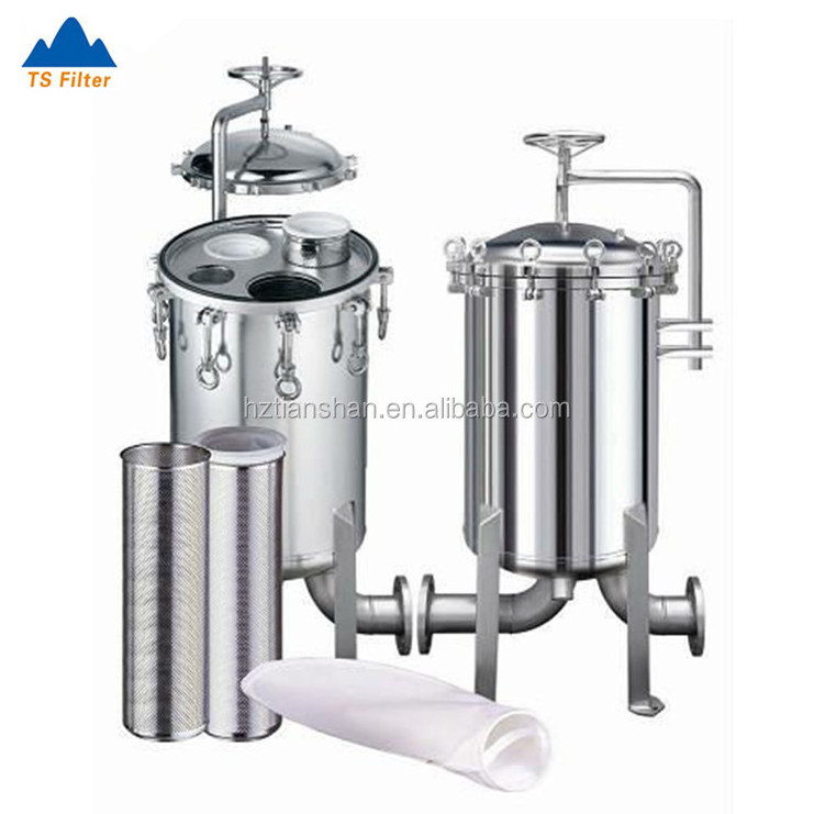 SS304 and SS316L Stainless Steel Bag Filter Housing Equivalent To Eaton Bag Filter