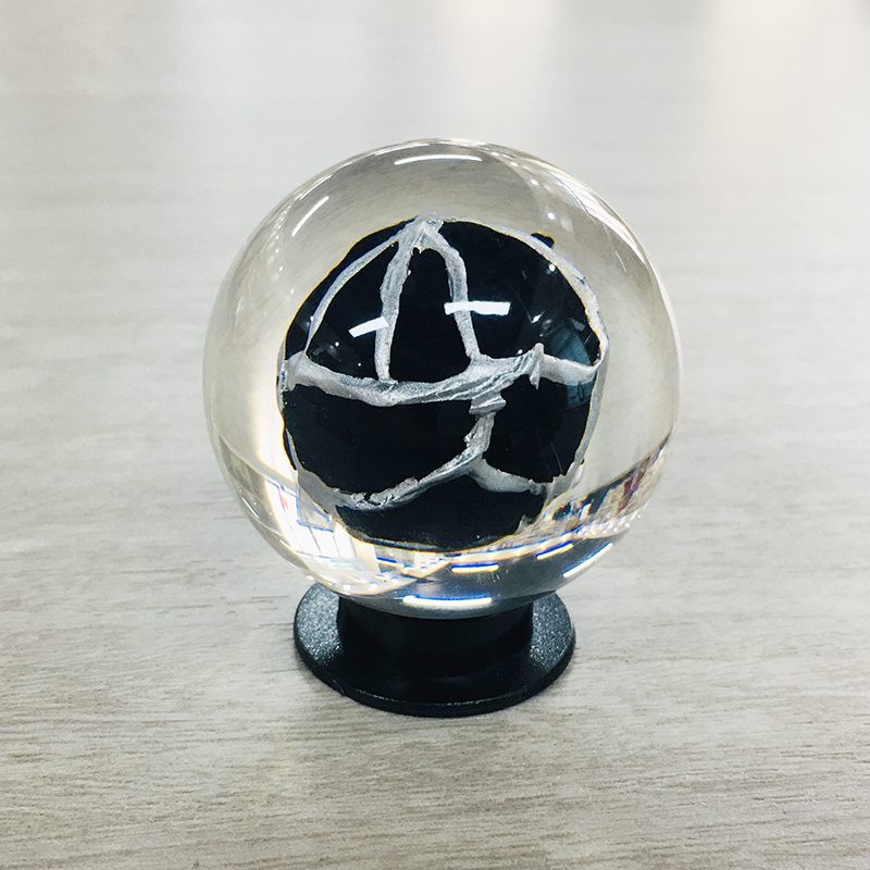 Custom resin products 3inch 4inch acrylic ball 50mm resin acrylic decorative ball