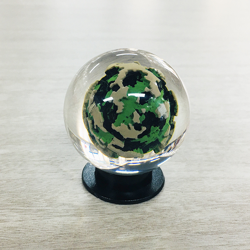 Custom resin products 3inch 4inch acrylic ball 50mm resin acrylic decorative ball