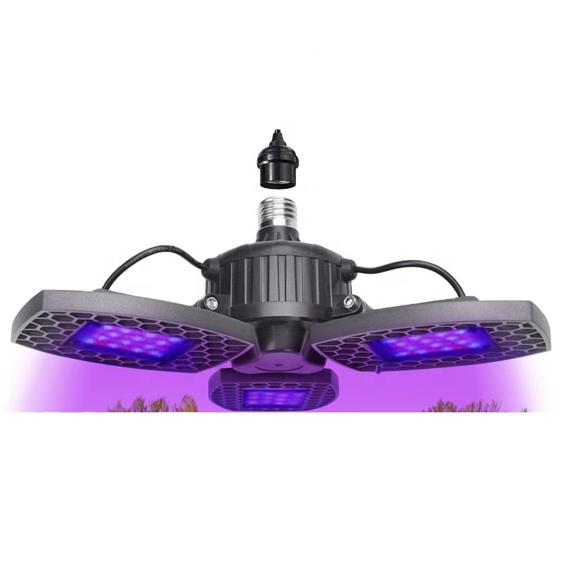 Full Spectrum Purple and Blue Plant Lamp 80w LED Grow Light for Indoor Plant volt led grow light