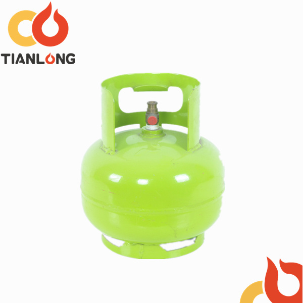 3kg Hydraulic gas container/ spherical tank / camping lpg cylinder with burner/ cooker/ stove