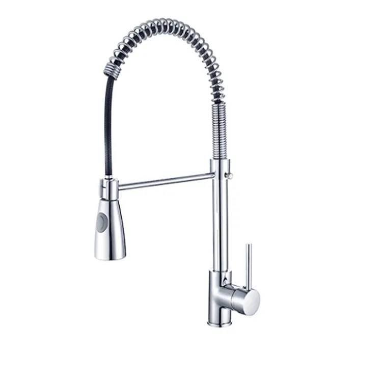 TMOK High End Nickel 360 degree Swivel Spout Kitchen Spring Sink Faucet