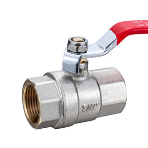 Tmok 1/2" High Quality Pressure PN25 Lever Manual Water Valve Full Bore Brass Ball Valve